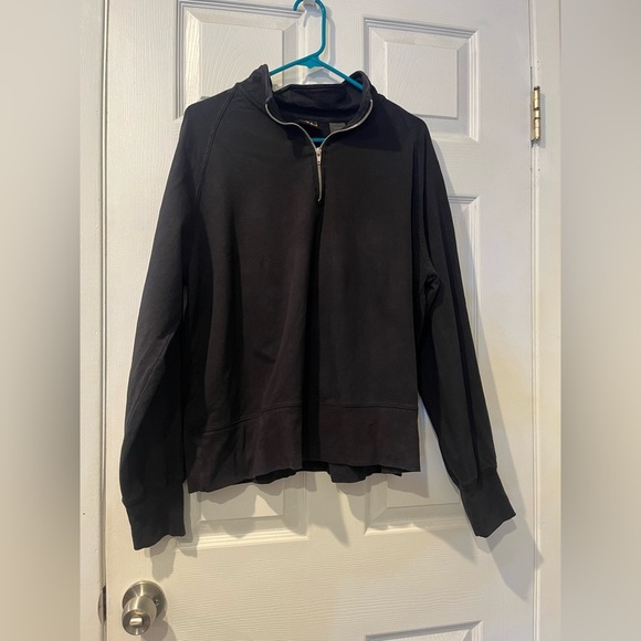 USA Olympics Sweaters - Black USA Olympics Quarter Zip - Size Large